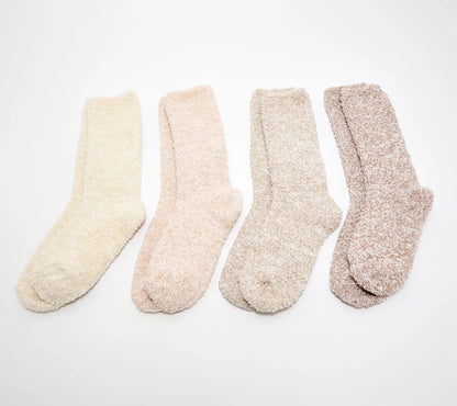Cozy Knit Ultra-Soft 4-Pair Sock Gift Set