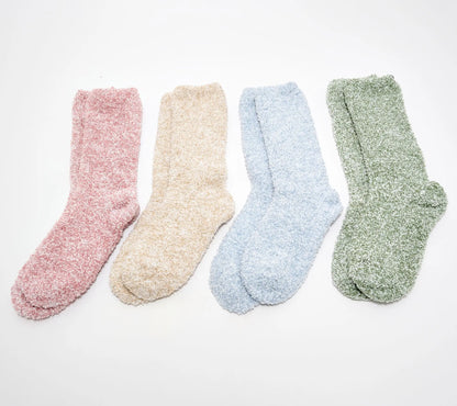 Cozy Knit Ultra-Soft 4-Pair Sock Gift Set